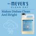 MRS. MEYER'S CLEAN DAY Liquid Dish Soap Refill - Biodegradable Rain Water 48 fl. oz - Eco-Friendly Dishwashing Solution - Buy Online on SooperMarket.com