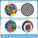 Dioju Dart Board for Kids - Double Sided Dartboard with 12 Sticky Balls | Indoor Outdoor Sport Toys for Boys & Girls | Target Action Game for Ages 3-12 | Perfect Birthday Party Gift - Buy Online on SooperMarket.com