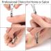 ProMax Professional Grade Cuticle Nipper/Cuticle Cutter/Clipper Made of High Grade Stainless Steel Brush Finish-Flat- Double Spring For Nail Art Tool and Manicure/Pedicure (Full Jaw)10-10027 - Buy Online on SooperMarket.com