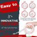Moestar 360 Tangle-Free Dog Leash with Bag Holder - 3m/10ft for Small & Medium Dogs - Red - Buy Online on SooperMarket.com