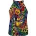 Women's Summer Tank Top - Sleeveless Casual Vest with Funny Patterns, Colorful Design - X-Large - Buy Online on SooperMarket.com