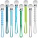 Nuanchu 8 Pieces Pacifier Clips Baby Pacifier Clip Holder Cute Braid Pacifier Strap with Clip for Baby Girl Boy Keeping Baby Pacifiers  Teethers and Small Toys in Place(Fresh Colors)