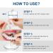 Tistics False Teeth Veneers | Temporary Dentures & Immediate Veneers | Cosmetic Tooth Solutions | Tooth Whitening for Men & Women - 2 Pairs - Buy Online on SooperMarket.com