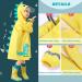 Kids Raincoat | Waterproof Rainsuit for Boys & Girls | Toddler Poncho with 3D Cartoon | Children Rainwear | S/80-95CM | Crocodile Design - Buy Online on SooperMarket.com