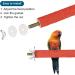 Patikil 0.6x7.9 Vogel Paw Bird Cage Stand - Ideal Accessories for Small Birds Parrots & Love Birds - Durable Wood Bars in Red - Buy Online on SooperMarket.com