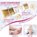 Silicone Socks for Feet - Anti-Slip Moisturizing Foot Mask (4 Pack) + 60g Foot Cream - Soothing Care for Cracked Skin - Skin Color & Pink - Buy Online on SooperMarket.com