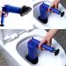 High Pressure Toilet Plunger Kit & Drain Cleaner Gun - Unclog Sinks & Toilets Effortlessly - Perfect for Home Use - Buy Online on SooperMarket.com