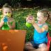 Scoolr Baby Sippy Cup Lids 3pcs: Elephant Spill Proof Silicone Sippy Lids for Kids - Blue, Green, Yellow - Buy Online on SooperMarket.com