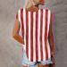 Short Sleeve T Shirts Clothing Woman T-Shirt Casual Black Clothing Top Women's Floral Pattern for Women Crop Tops Shirt Shirts Top Women's Summer Tank Top 1 Red S - Buy Online on SooperMarket.com