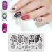 Niceneeded Starry Sky Nail Art Stamp Plates Set - 6 Animal Designs with Stamp & Scraper | Knot Style 2 - Perfect for Creative Nail Art - Buy Online on SooperMarket.com