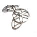 PS Flower Bridle - Lily Hackamore - Bitless Bridle - 2 Colors Color Silver