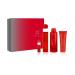 Perry Ellis 360 Red 3.4oz EDT Spray 6oz Body Spray 3oz Shower Gel 7.5ml EDT Spray Men 4 Pc Gift Set