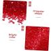 FRCOLOR 1 Transparent Colored Glass Sand Broken Glass Irregular Glass Manicure Jewelry Accessories Decorative Glass Sand (big Red) Glass Vases Decorative Glass Sands Miss Nail Bare Stone - Buy Online on SooperMarket.com