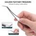 Premium Eyelash Extension Tweezers Set - 3-Part Silver Dolphin Tool for Perfect Fans - Buy Online on SooperMarket.com