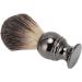 Portable Stainless Steel Shaving Brush (Gun Color) for Men | Premium Beard & Salon Brush - Buy Online on SooperMarket.com