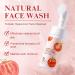 Tomato Foaming Cleanser Hyaluronic Acid Foaming Facial Cleanser Sensitive Face Wash With Hyaluronic Acid Tomato Facial Cleanser For Dry Skin Remove Impurities & Control Shine 100ml - Buy Online on SooperMarket.com