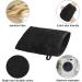 PHOGARY 10 Pack Microfiber Body Wash Mitts - Reusable Makeup Remover Gloves - European Style Bath Spa Cloth - Black and Grey (6.8 inch) - Buy Online on SooperMarket.com