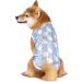 Stylish Summer Dog T-Shirt - Breathable Sun Protection Vest for Medium & Large Dogs (Size L Blue Sheep) - Buy Online on SooperMarket.com