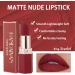Long Lasting Matte Velvet Lipstick in Scarlet - Waterproof Lip Color for Women | Professional Cosmetics Makeup Gift - Buy Online on SooperMarket.com