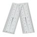 Nail Measuring Ruler Measuring Ruler for Artificial Nails Transparent Ultra-thin 10-piece Nail Measuring Tool Precise Measurement