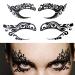 Eye Shadow Tattoo Sticker Makeup Transfer - Colorful Lace Party Stickers - 20pcs/10 Pairs - Buy Online on SooperMarket.com