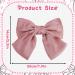 Shop Pink Bow Hair Clips for Women & Girls | French Large Hair Bows - International Shipping - Buy Online on SooperMarket.com