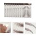 Gogogmee 9 Sheets Waterproof Eyebrow Stickers Eyebrow Stencils Imitation Eyebrow Cosmetic 6d Eyebrow Trimming - Buy Online on SooperMarket.com