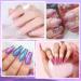 Janolia Amethyst Nail Extension Kit - UV Gel Starter Set with Nail Lamp Base & Top Coat for Perfect Nail Art Design - Buy Online on SooperMarket.com
