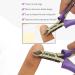 Professional 1/2 Jaw Cuticle Cutter Cuticle Nipper Stainless Steel Manicure Feet Hands Ingrown Toenail Cuticles Cuticle Scissors (Shining Purpul) - Buy Online on SooperMarket.com