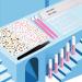 720PCS Almond Press on Nails Medium MORGLES - 24 Colors False Nails with Glue Adhesive Tabs, Tweezer, Medium Glossy Almond -10 Sizes - Buy Online on SooperMarket.com