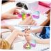 Beavorty 10 Pcs colorful crystal cup acrylic nails glass storage bowl glass bowls monomer dishes with lids nail art cup colored glass monomer acrylic nail liquid nail brush manicure - Buy Online on SooperMarket.com
