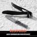 BEZOX Ergonomic Angled Head Precision Toenail Clipper for Senior Thick Nails - Large Finger Nail Clippers with Metal Nail File - Men and Women - Large Black - Buy Online on SooperMarket.com