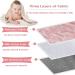 Portable Changing Mat | Foldable Travel Urinal Pad | Waterproof Nappy Change Mat - 60cm x 35cm - Pink - Buy Online on SooperMarket.com