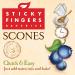 Sticky Fingers Bakeries English Scone Mix with Wild Blueberry - Easy to Make Scones, Makes 12 Fresh Baked Scones - 1 Pound Pack - Buy Online on SooperMarket.com