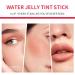 4 Colors Cooling Water Jelly Tint/Blush | Multi-Use Cheek & Lip Gloss | Long-Lasting Vivid Color - Chill (Poppy Pink Coral Berry Red - Buy Online on SooperMarket.com