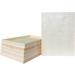 9x12 Wood Canvas 6-Pack - Framed Wooden Panel Boards for Painting and Pouring Crafts - Buy Online on SooperMarket.com