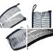 Stretchable Banana Comb Vintage Banana Hair Clip Stretch Double Comb Clip for Women Ladies Girls Hair Styling Black - Buy Online on SooperMarket.com