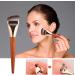 Teksome Foundation Makeup Brush | Wooden Handle Concealer Brush - Professional Contour Brush for Liquid Cream Powder Blending Buffing - Buy Online on SooperMarket.com