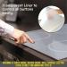 Large Induction Stove Protector Liner - Heat Resistant 260C - Easy Clean - Scratch and Dirt Prevention - Cut-to-Fit Roll Size (63x21) - Buy Online on SooperMarket.com