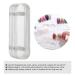 10PCs Transparent Nail Art Tips Display Stand | Double-Sided Adhesive Tape | Acrylic Strip Display for Home & Salon Use | DIY Nail Accessories - Buy Online on SooperMarket.com