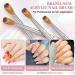 Saviland Kolinsky Acrylic Nail Brush Set - Professional Brushes for Acrylic Nails Extension & 3D Nail Carving - Sizes 6/10/12/14 - Buy Online on SooperMarket.com
