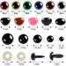 600pcs Colored Safety Eyes & Noses for Amigurumi | Plastic, 6mm-14mm, Assorted Colors - Buy Online on SooperMarket.com