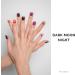 NAILOG Semi Cured Gel Nail Strips - Salon-Quality Long Lasting Nail Wraps - Dark Moon Night - 34 pcs - Buy Online on SooperMarket.com
