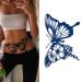 Long-lasting 4 Sheets Semi Permanent Butterfly Tattoos for Women - Temporary Body Art for Arm, Hand, and Shoulder - Buy Online on SooperMarket.com