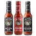 Melinda’s Extreme Fiery Collection - Extra Spicy Craft Hot Sauce Gift Set - Includes Ghost Pepper, Scorpion Pepper, Habanero XXXXtra Reserve - Extreme Heat Hot Sauce Variety Set - 5oz, 3 Pack Extreme Fiery Collection 3 Pack
