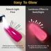 YTD Likomey Glow in the Dark Gel Nail Polish 15ml Neon Orange - Luminous UV Manicure Gel for Fluorescent Bright Nails | 0.50 Fl Oz - Buy Online on SooperMarket.com