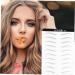 FOYTOKI 2 Pairs Simulation False Eyebrows Sticker Imitation Natural Brow Clear 21.00X15.00X0.01CM Black - Buy Online on SooperMarket.com