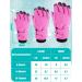 Kids Winter Waterproof Ski Gloves 2 Pairs for Cold Weather - Purple Red - 3-6 Years - Buy Online on SooperMarket.com