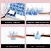Colored Lash Clusters DIY Eyelash Extensions 72 C/D Curl - Natural Blue-D mix8-16 - Buy Online on SooperMarket.com