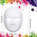 50-Piece White Plain Paper Mache Masks for DIY Masquerade Halloween Costume Crafts - Buy Online on SooperMarket.com